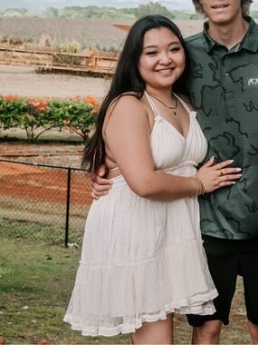 Off-White Boho Style Sundress